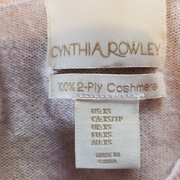 Cynthia Rowley 100% cashmere crew neck sweater size XS - Picture 8 of 12